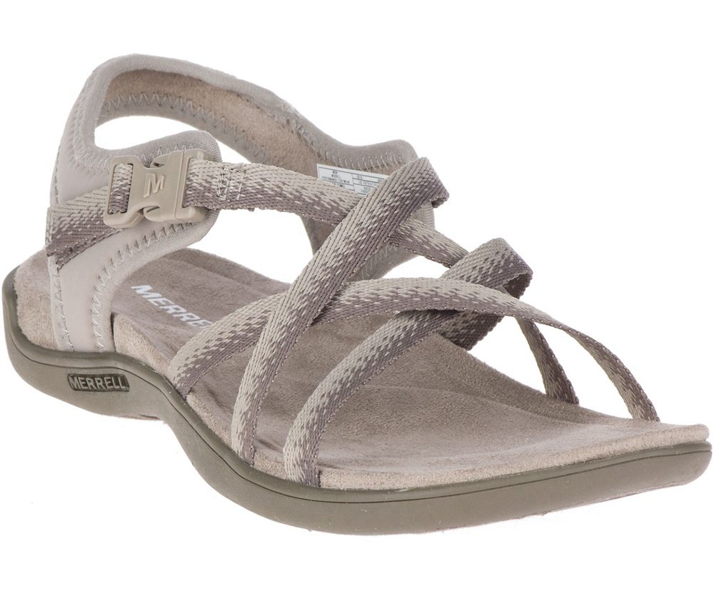 Merrell Sandals Grey - District Muri Lattice - Womens 73XWPIFGQ